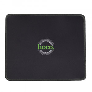 Mousepad din Cauciuc si Material Textil, 200 x 240 x 2mm - Hoco Smooth (GM20) - Black - Img 1