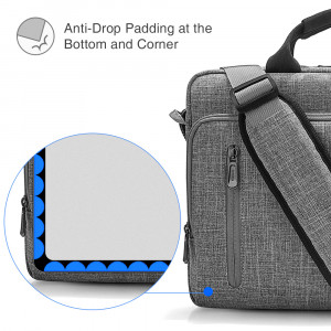 Servieta Laptop 16″ - Tomtoc Defender Laptop Briefcase (A43E1G3) - Gray - Img 3