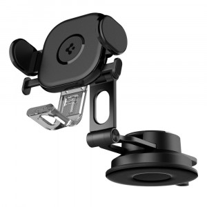 Spigen - Car Holder OneTap (UTS35) - for Windshield and Dashboard - Black - Img 1