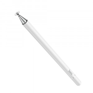 Stylus Pen Universal pentru Tableta, Telefon - Hoco Fluent (GM103) - White - Img 1
