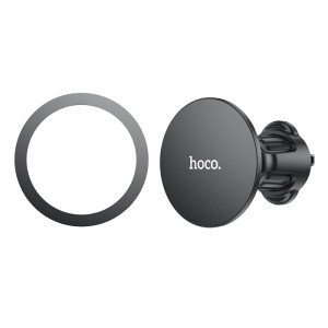 Suport Auto cu Magnet pentru Grila de Ventilatie - Hoco (H12) - Black - Img 2