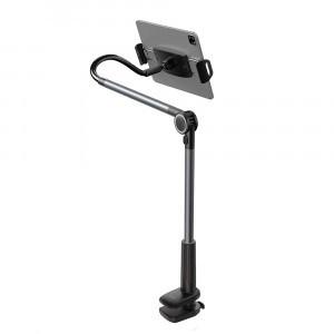 Suport Birou pentru Telefon / Tableta 4.7 - 12.9" - Baseus Otaku Life Rotary (LUZQ000013) - Gray - Img 1