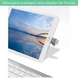 Adaptor OTG Type-C la USB 480Mbps - Yesido (GS08) - Black - Img 4