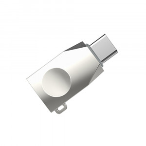 Adaptor OTG Type-C la USB-A - Hoco (UA9) - Silver - Img 4