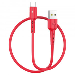 Cablu de Date USB-A la Type-C 10W, 2A, 1.2m - Hoco Star (X30) - Black - Img 4