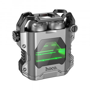 Casti Gaming Bluetooth TWS cu Microfon - Hoco (EW33) - Space Gray - Img 2
