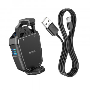 Cooler pentru Telefon cu Viteze Ajustabile si Lumini, 120mAh - Hoco (GM10) - Black - Img 4
