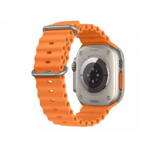 Curea pentru Apple Watch 1/2/3/4/5/6/7/8/SE/SE 2/Ultra (42/44/45/49mm) - Techsuit Watchband (W038) - Orange - Img 3
