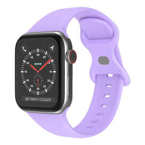 Curea pentru Apple Watch 1 / 2 / 3 / 4 / 5 / 6 / 7 / SE / 8 (38 / 40 / 41 mm) - Techsuit Watchband (W031) - Purple - Img 1
