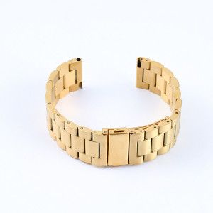Curea pentru Apple Watch 1 / 2 / 3 / 4 / 5 / 6 / 7 / SE / 8 (38 / 40 / 41mm) - Techsuit Watchband (W036) - Gold - Img 3