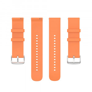 Curea pentru Samsung Galaxy Watch 4, Galaxy Watch Active (40 / 44 mm), Huawei Watch GT / GT 2 / GT 3 (42 mm) - Techsuit Watchband 20mm (W001) - Orange - Img 3