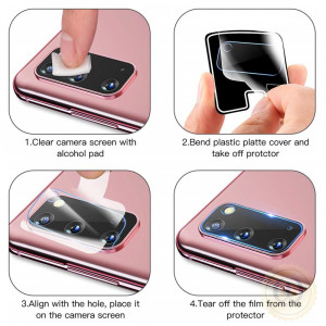 Folie Camera pentru Samsung Galaxy A02s / A03s - Mocolo Full Clear Camera Glass - Clear - Img 3