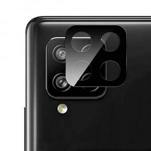 Folie Camera pentru Samsung Galaxy A12 / A12 Nacho - Mocolo Silk HD PRO Camera Glass - Black - Img 1