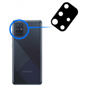 Folie Camera pentru Samsung Galaxy A51 4G - Mocolo Silk HD PRO Camera Glass - Black - Img 4