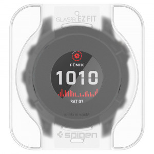 Folie pentru Garmin Fenix 7X (set 2) - Spigen Glas.TR EZ FIT - Clear - Img 3