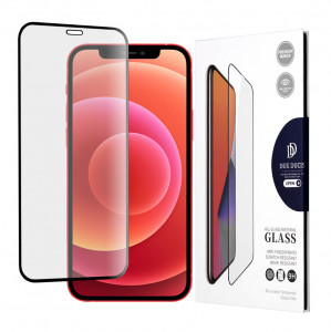 Folie protectie telefon iPhone 12 Mini - Dux Ducis Tempered Glass - Black - Img 1