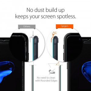 Folie protectie telefon iPhone 7 / 8 / SE 2020 / SE 2022 - Spigen Glas.TR Slim - Clear - Img 4