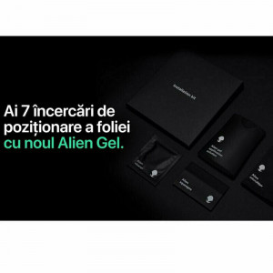 Folie protectie telefon Samsung Galaxy Note 20 Ultra 4G / Note 20 Ultra 5G - Alien Surface Screen Case Friendly - Transparent - Img 3
