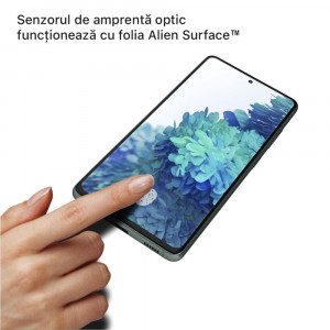 Folie protectie telefon Samsung Galaxy S20 FE / S20 FE 5G - Alien Surface Screen Case Friendly - Transparent - Img 3