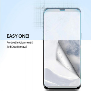 Folie protectie telefon Samsung Galaxy S8 Plus (set 2) - Ringke Dual Easy Full - Clear - Img 4