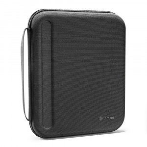 Geanta pentru iPad Pro 12.9 (2018 / 2020 / 2021 / 2022) - Tomtoc FancyCase (B06B1D1) - Black - Img 1