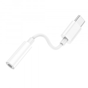 Hoco - Audio Adapter (LS35) - Type-C to Jack 3.5mm - White - Img 4