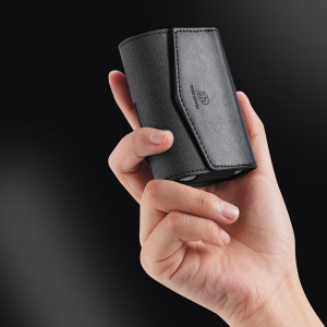 Husa pentru AirPods 3 (2021) - Dux Ducis Leather Case - Black - Img 3