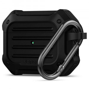 Husa pentru AirPods Pro - Spigen Tough Armor - Black - Img 1