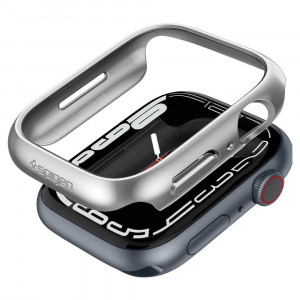 Husa pentru Apple Watch 7 45mm - Spigen Thin Fit - Graphite - Img 3