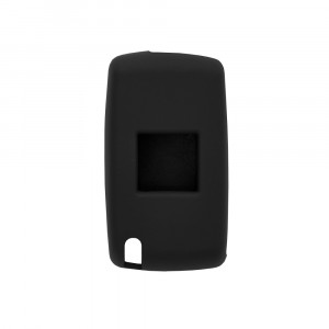 Husa pentru cheie Citroen C1, C2, C3, C4, C5/Peugeot - Techsuit Car Key Case (1021.01) - Black - Img 2