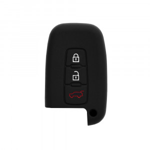 Husa pentru cheie Hyundai Sonata, i30, i45 - Techsuit Car Key Case (1007.03) - Black - Img 1