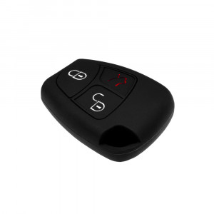 Husa pentru cheie Mercedes-Benz A, B, C, E, M, R, S-Class - Techsuit Car Key Case (1008.01) - Black - Img 3