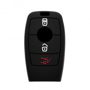 Husa pentru cheie Mercedes-Benz GLA-Class, GLC-Class/Maybach - Techsuit Car Key Case (1008.06) - Black - Img 1