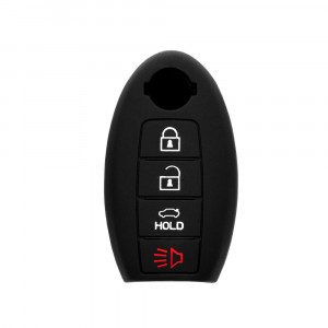 Husa pentru cheie Nissan Altima, Maxima, Murano, Sentra - Techsuit Car Key Case (1016.02) - Black - Img 1