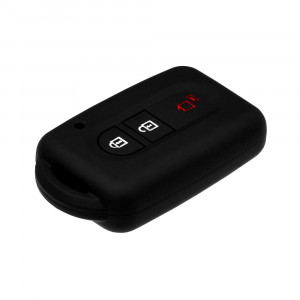 Husa pentru cheie Nissan Note, Navara, Qashqai - Techsuit Car Key Case (1016.06) - Black - Img 4