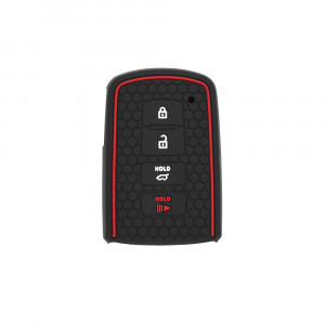 Husa pentru cheie Toyota Highlander, Sequoia - Techsuit Car Key Case (2032.02) - Black - Img 1