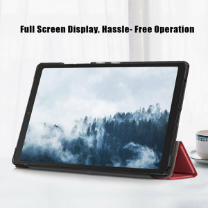 Husa pentru Samsung Galaxy Tab A7 10.4 (2020 / 2022) - Techsuit FoldPro - Dark Red - Img 4