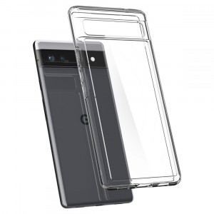Husa telefon Google Pixel 6a - Spigen Ultra Hybrid - Crystal Clear - Img 2