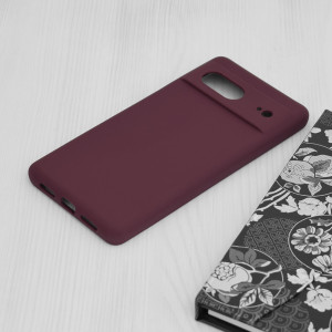 Husa telefon Google Pixel 7 - Techsuit Soft Edge Silicone - Plum Violet - Img 3