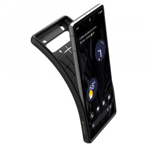 Husa telefon Google Pixel 7a - Spigen Liquid Air - Matte Black - Img 3
