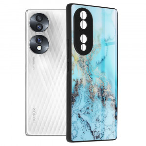 Husa telefon Honor 70 - Techsuit Glaze Series - Blue Ocean - Img 1