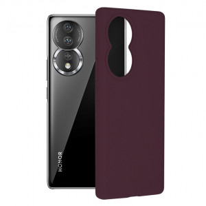 Husa telefon Honor 80 - Techsuit Soft Edge Silicone - Plum Violet - Img 1