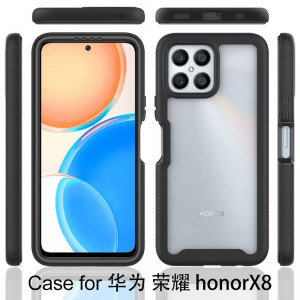 Husa telefon Honor X8 4G + Folie - Techsuit Defense360 Pro - Black - Img 3