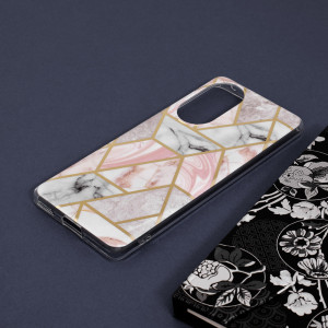 Husa telefon Huawei nova 9 / Honor 50 - Techsuit Marble Series - Pink Hex - Img 4