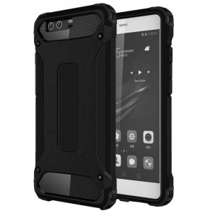 Husa telefon Huawei P10 - Techsuit Hybrid Armor - Black - Img 1