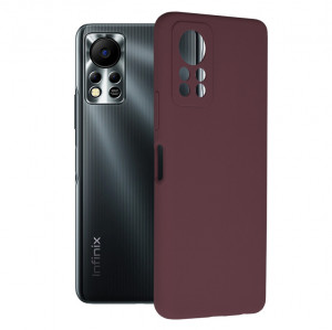 Husa telefon Infinix Hot 11s NFC - Techsuit Soft Edge Silicone - Plum Violet - Img 1