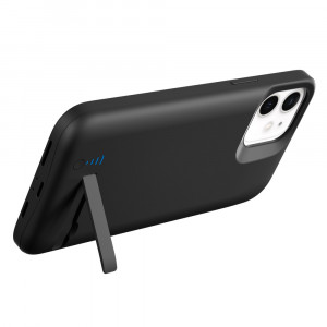Husa telefon iPhone 12 / 12 Pro cu Baterie de 5000mAh - Techsuit Power Pro - Black - Img 2