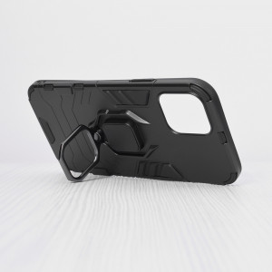 Husa telefon iPhone 12 / 12 Pro - Techsuit Silicone Shield - Black - Img 2