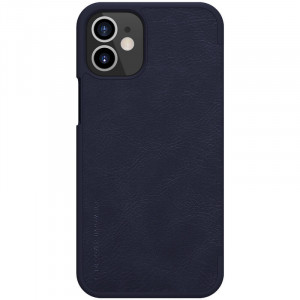 Husa telefon iPhone 12 mini - Nillkin QIN Leather Case - Blue - Img 2