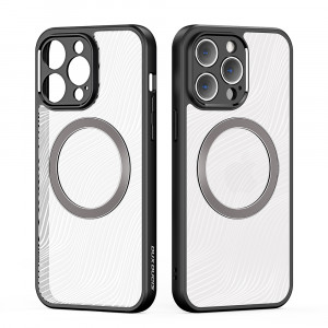 Husa telefon iPhone 13 Pro - Dux Ducis Aimo MagSafe Series - Black - Img 2